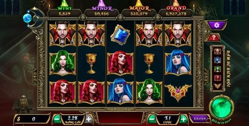 Đặc điểm tạo nên sự khác biệt của game slot bá tước